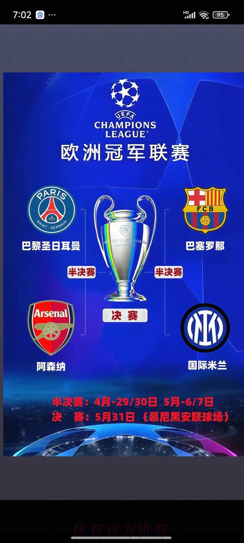 欧冠4强对阵:拜仁大战皇马 巴黎再碰多特 欧冠4强对阵:拜仁大战皇马 巴黎再碰多特